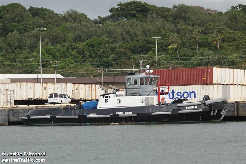 tiger6 (Tug) - IMO 9097599, MMSI 367213090, Call Sign WDD9482 under the flag of United States (USA)
