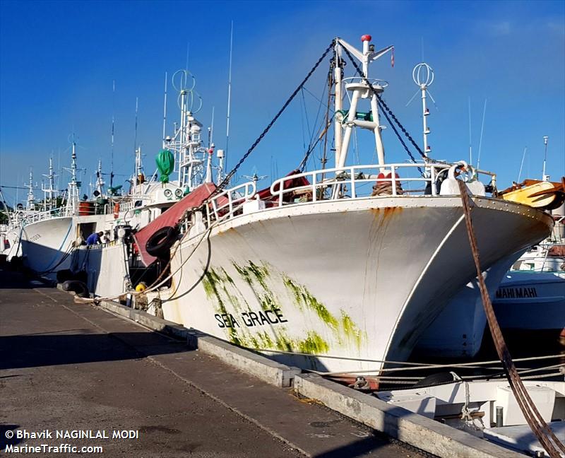 sea grace (Fishing vessel) - IMO , MMSI 645386000, Call Sign 3B2091 under the flag of Mauritius