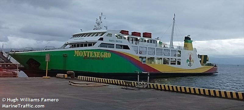 mv santa editha (Passenger ship) - IMO , MMSI 548922700, Call Sign DUE4381 under the flag of Philippines