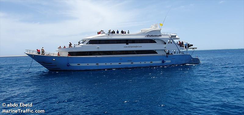 andromida (Passenger ship) - IMO , MMSI 622173602 under the flag of Egypt