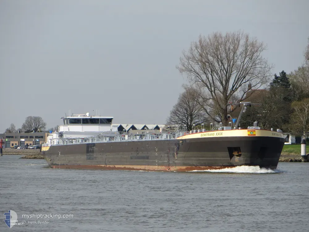 somtrans xxix (Tanker) - IMO , MMSI 205526290, Call Sign OT5262 under the flag of Belgium