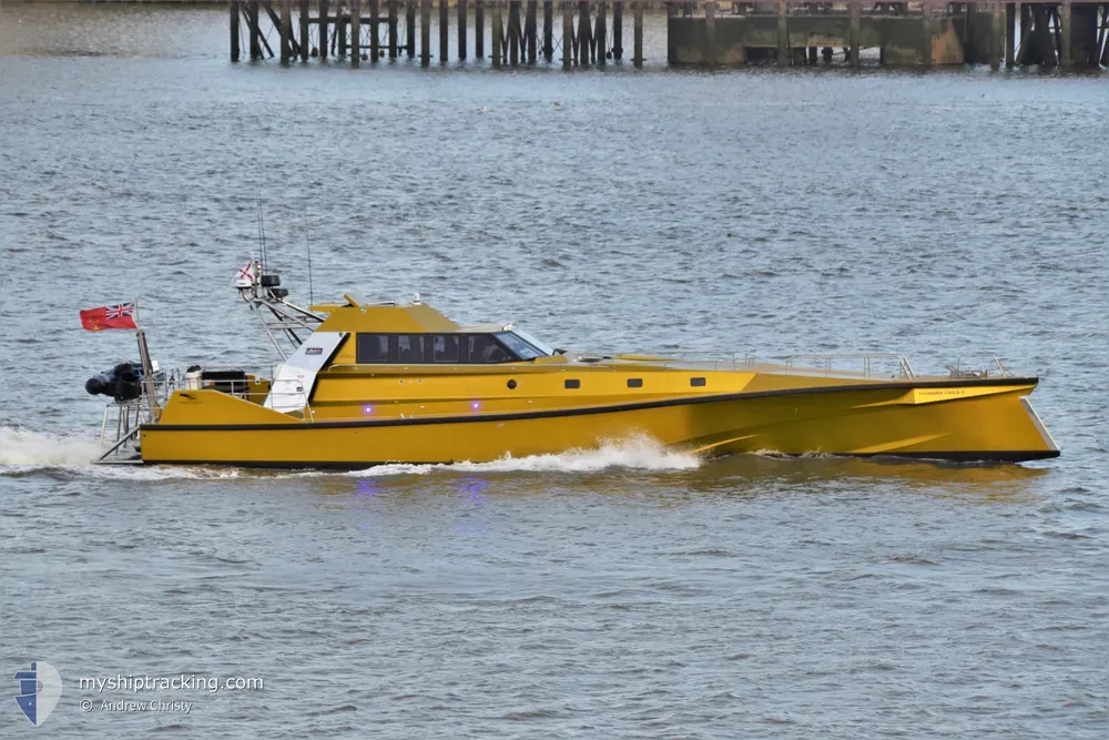 thunderchild 2 (Pleasure craft) - IMO , MMSI 232044050, Call Sign MMIR7 under the flag of United Kingdom (UK)