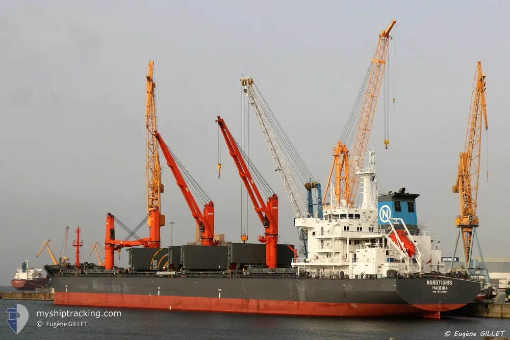 nordtigris (Bulk Carrier) - IMO 9741700, MMSI 255806049, Call Sign CQIR8 under the flag of Madeira