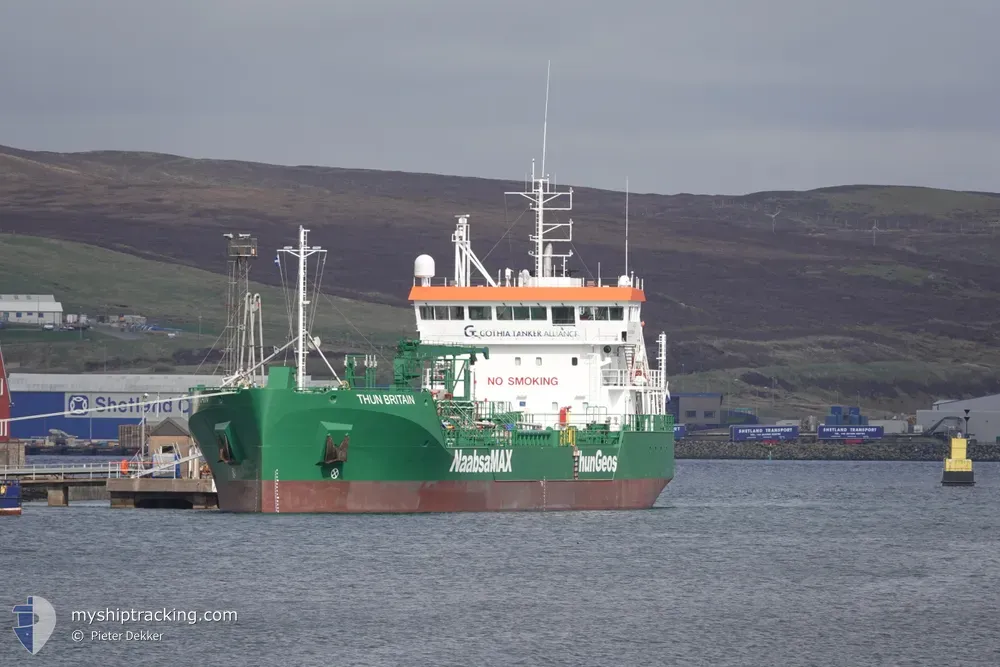 thun britain (Chemical/Oil Products Tanker) - IMO 9897482, MMSI 244329000, Call Sign PCHB under the flag of Netherlands