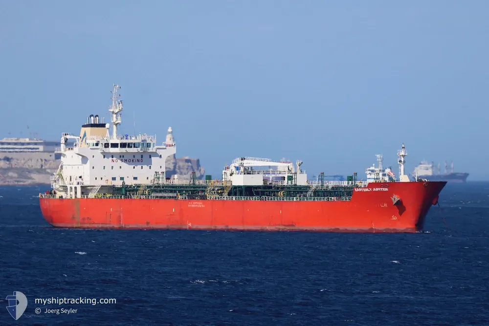 easterly jupiter (Chemical/Oil Products Tanker) - IMO 9383962, MMSI 538010209, Call Sign V7A5756 under the flag of Marshall Islands