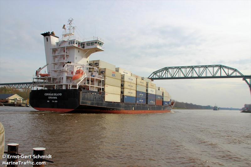 steen (Container Ship) - IMO 9360996, MMSI 210521000, Call Sign 5BUK3 under the flag of Cyprus