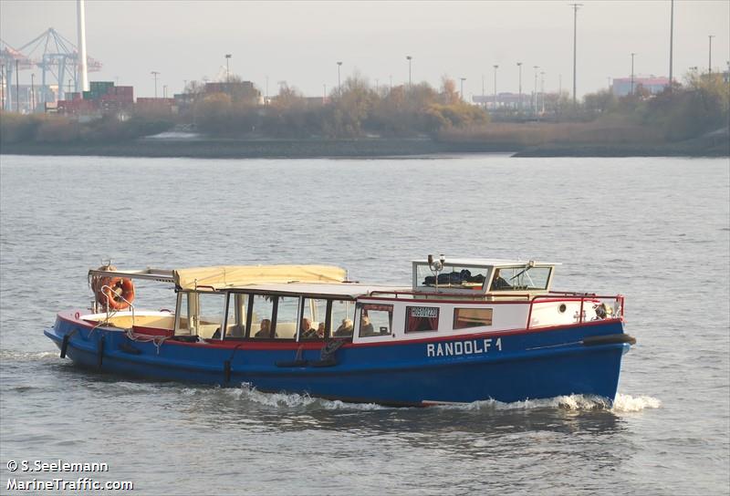 randolf 1 (Passenger ship) - IMO , MMSI 211546850, Call Sign DB6028 under the flag of Germany