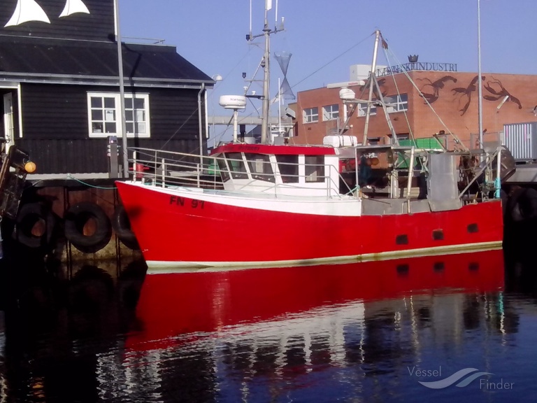 fn 91 jane olsen (Fishing vessel) - IMO , MMSI 219016806, Call Sign XP9245 under the flag of Denmark