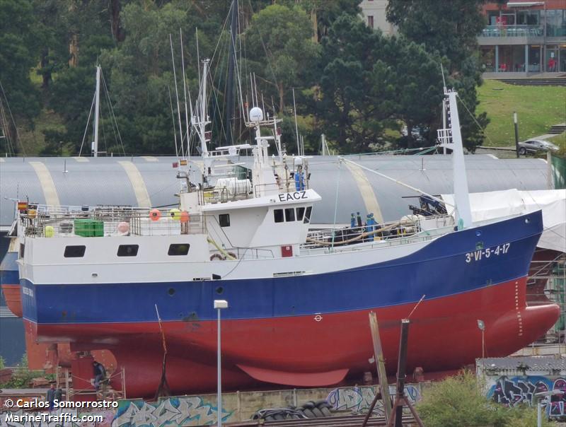 mercedes emilia (Fishing Vessel) - IMO 9840520, MMSI 225988178, Call Sign EACZ under the flag of Spain