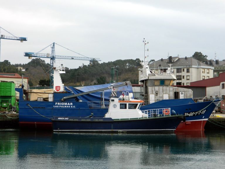 friomar (Fishing Vessel) - IMO 9853462, MMSI 225989933, Call Sign EAYM under the flag of Spain