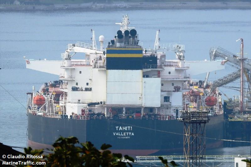 tahiti (Crude Oil Tanker) - IMO 9600877, MMSI 229773000, Call Sign 9HA3595 under the flag of Malta