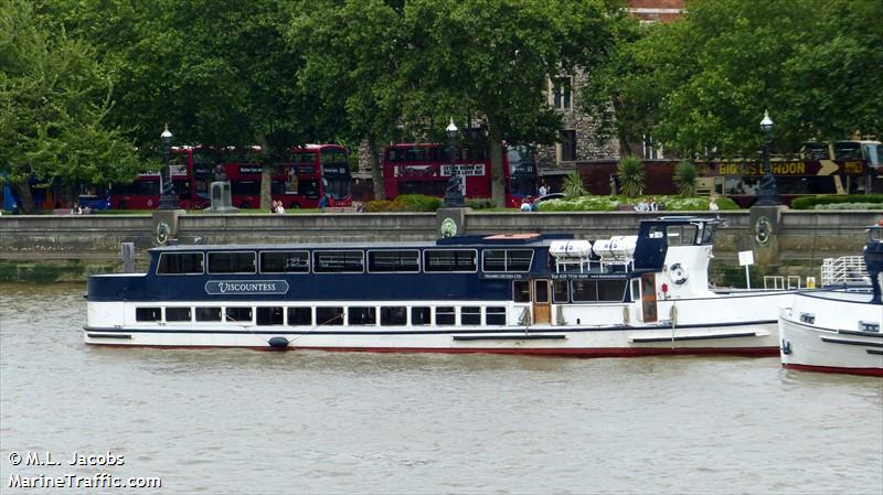 viscountess (Passenger ship) - IMO , MMSI 235054657, Call Sign GCSS under the flag of United Kingdom (UK)