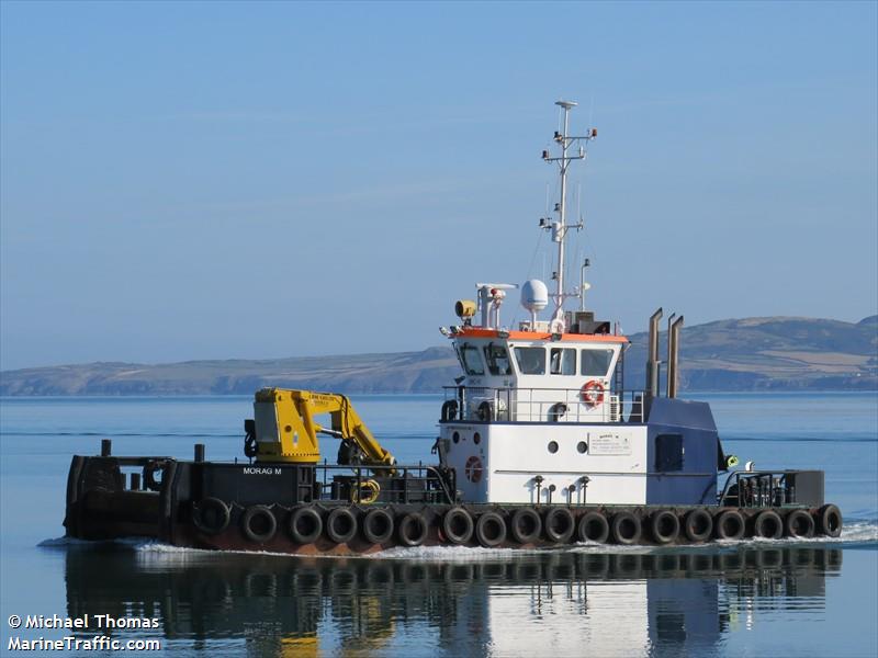 morag m (Utility Vessel) - IMO 9546849, MMSI 235074938, Call Sign 2CQO5 under the flag of United Kingdom (UK)