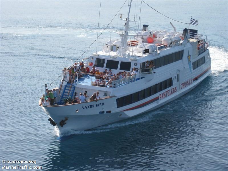 naxos star (Passenger Ship) - IMO 8655057, MMSI 237018200, Call Sign SX2840 under the flag of Greece