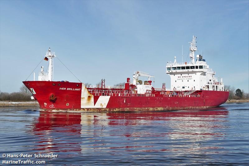 iver brilliant (Bitumen Tanker) - IMO 9616761, MMSI 244308000, Call Sign PBCR under the flag of Netherlands