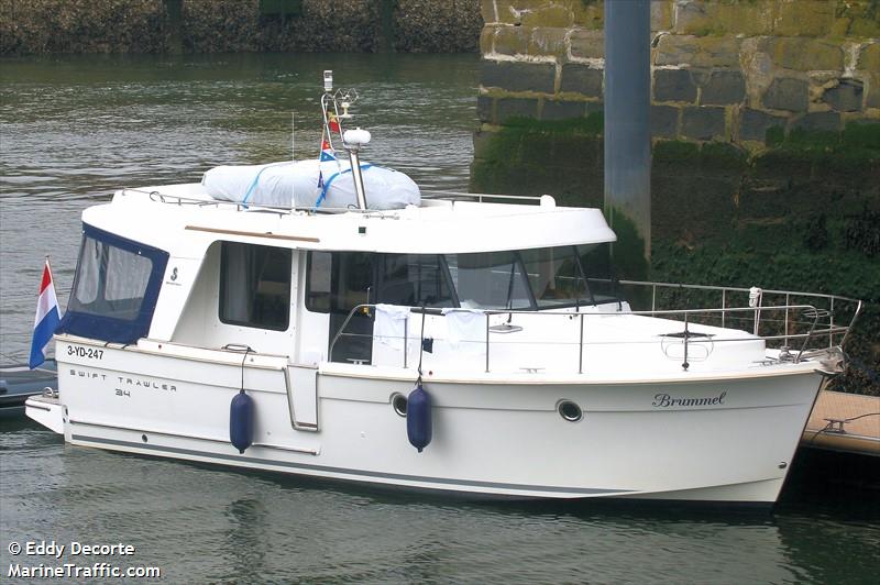 brummel (Pleasure craft) - IMO , MMSI 244660269, Call Sign PF9008 under the flag of Netherlands