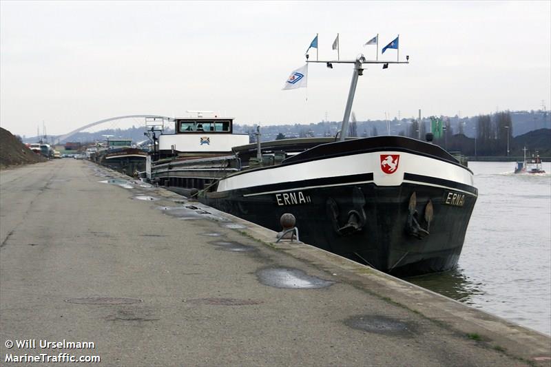 erna 2 (Cargo ship) - IMO , MMSI 244700978, Call Sign PD3611 under the flag of Netherlands
