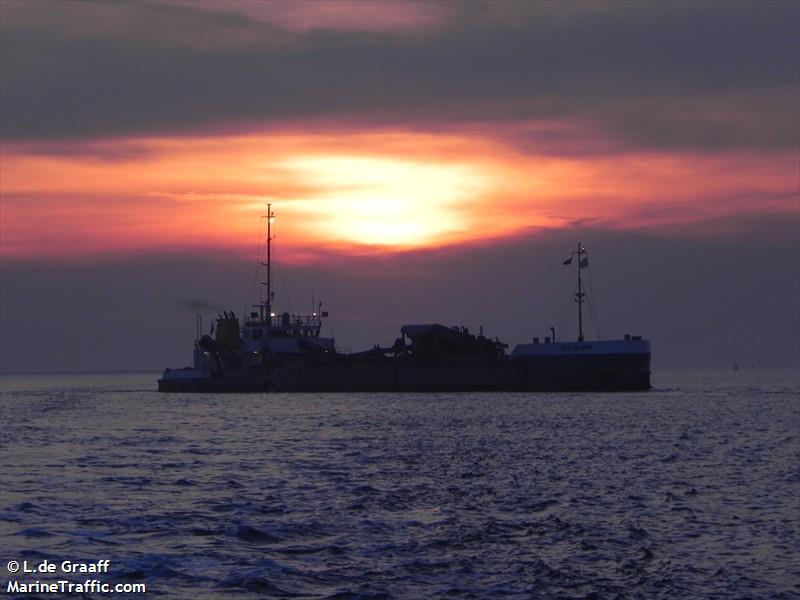 deo gloria (Hopper Dredger) - IMO 7711074, MMSI 245488000, Call Sign PBCZ under the flag of Netherlands