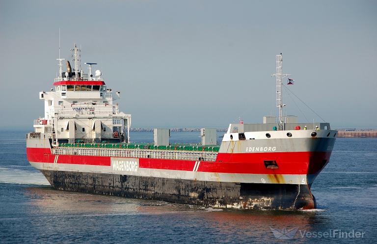 edenborg (General Cargo Ship) - IMO 9463449, MMSI 246716000, Call Sign PCCW under the flag of Netherlands