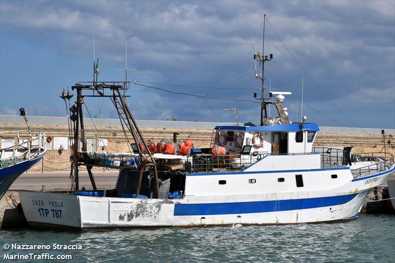 enza paola (Fishing vessel) - IMO , MMSI 247147630, Call Sign IKYK under the flag of Italy