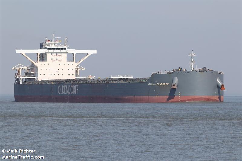 helga oldendorff (Bulk Carrier) - IMO 9713040, MMSI 255805804, Call Sign CQAB under the flag of Madeira