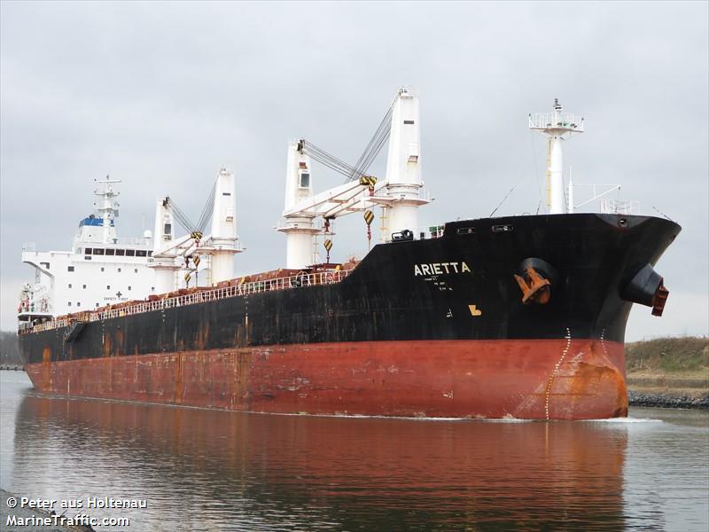 arietta (Bulk Carrier) - IMO 9545065, MMSI 256672000, Call Sign 9HA2902 under the flag of Malta