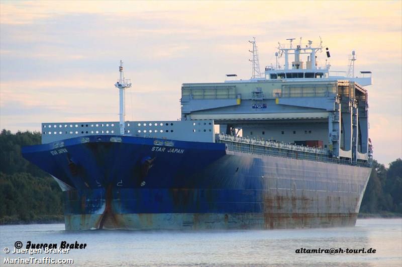 mv star japan (General Cargo Ship) - IMO 9254654, MMSI 257329000, Call Sign LAZV5 under the flag of Norway