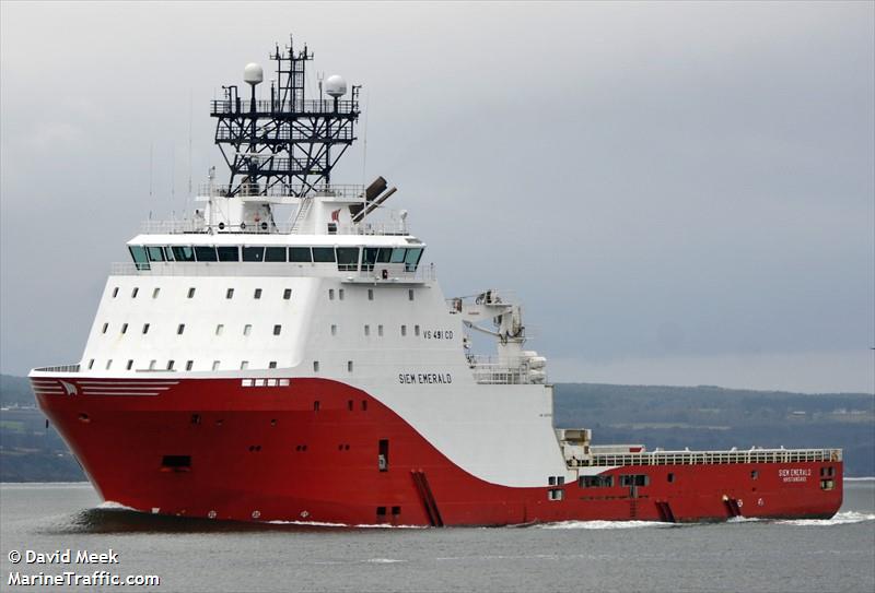 siem emerald (Offshore Tug/Supply Ship) - IMO 9417701, MMSI 257434000, Call Sign LFAG under the flag of Norway
