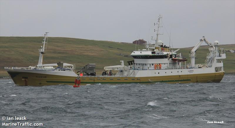 sjobris (Fishing Vessel) - IMO 8506828, MMSI 258303000, Call Sign JWSG under the flag of Norway
