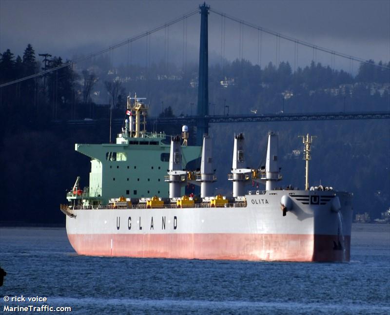 olita (Bulk Carrier) - IMO 9762845, MMSI 259303000, Call Sign LAZY7 under the flag of Norway