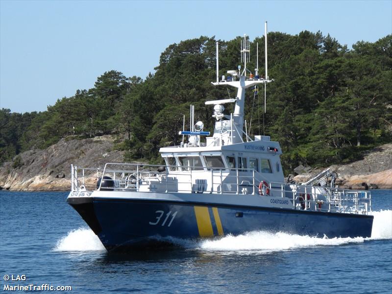 kbv 311 (Law enforcment) - IMO , MMSI 265506960, Call Sign SHTZ under the flag of Sweden