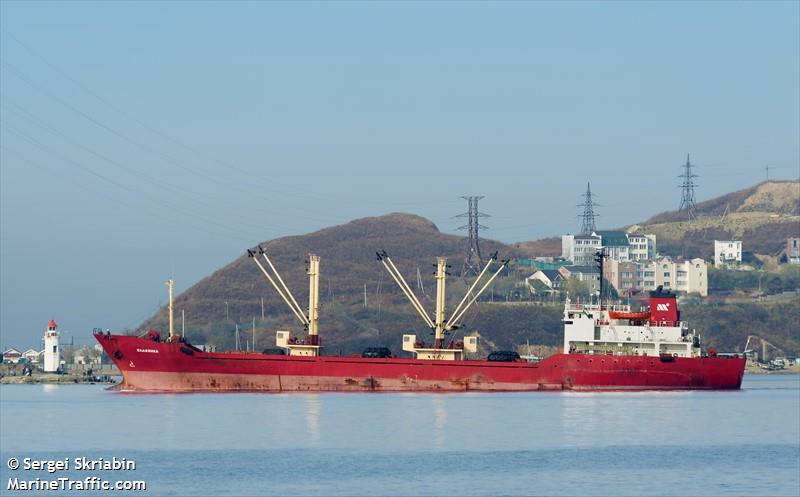 slavyanka (Refrigerated Cargo Ship) - IMO 8502432, MMSI 273385860, Call Sign UBPC under the flag of Russia