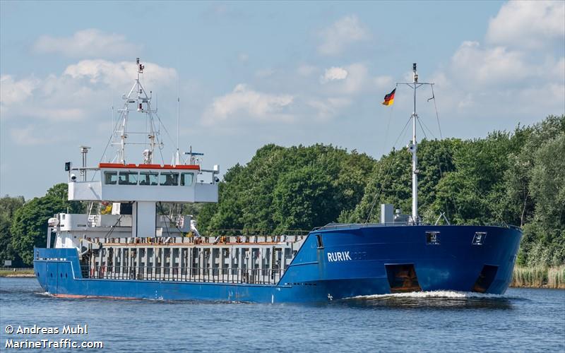 rurik (General Cargo Ship) - IMO 9375795, MMSI 275496000, Call Sign YLPH under the flag of Latvia