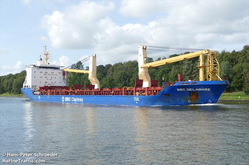 bbc delaware (General Cargo Ship) - IMO 9357212, MMSI 305057000, Call Sign V2CN9 under the flag of Antigua & Barbuda