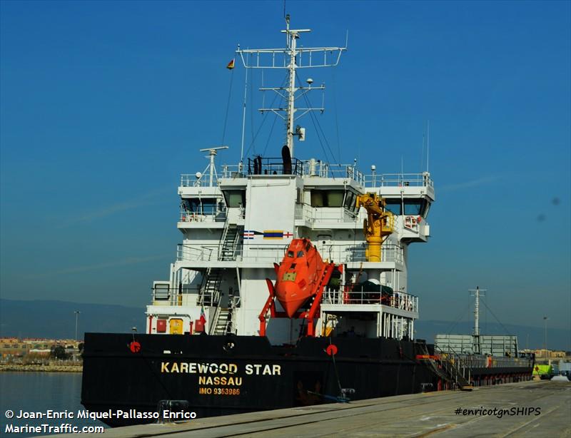 karewood star (General Cargo Ship) - IMO 9363986, MMSI 311000648, Call Sign C6DD8 under the flag of Bahamas