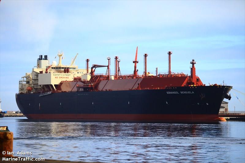 sonangol benguela (LNG Tanker) - IMO 9482304, MMSI 311038100, Call Sign C6YM7 under the flag of Bahamas