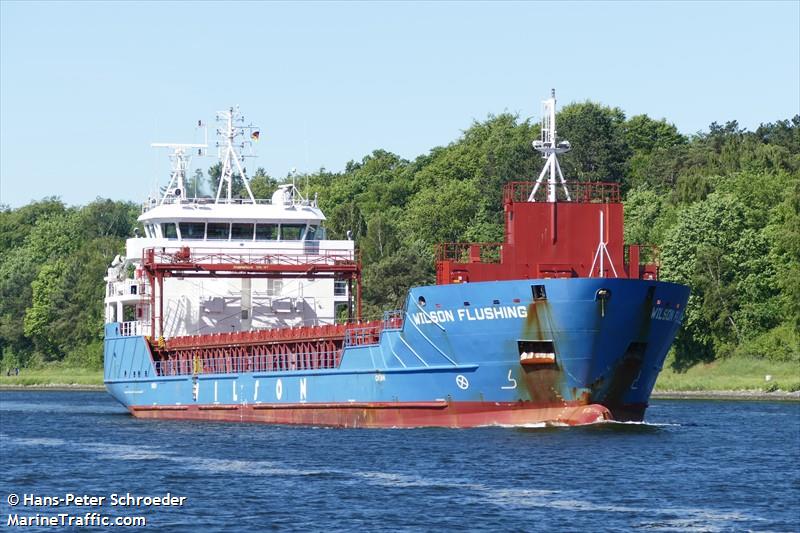 wilson flushing (General Cargo Ship) - IMO 9491745, MMSI 314396000, Call Sign 8PAH3 under the flag of Barbados