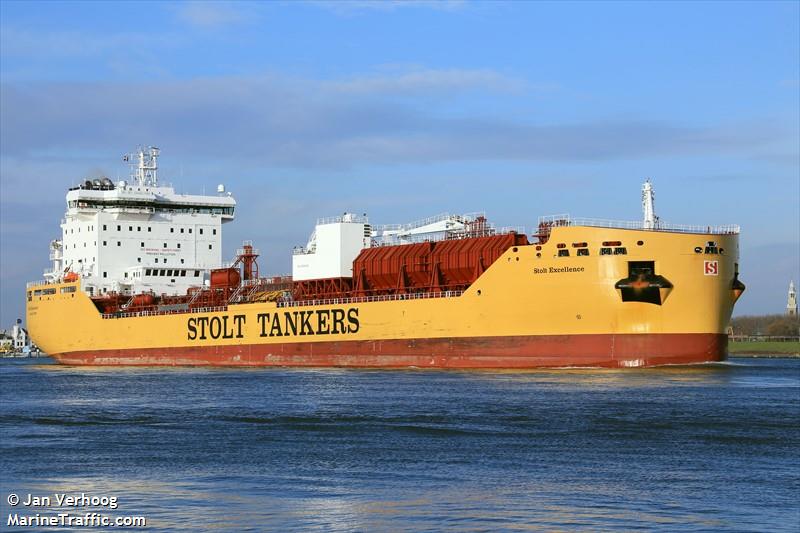 stolt excellence (Chemical/Oil Products Tanker) - IMO 9720081, MMSI 319120200, Call Sign ZGEY5 under the flag of Cayman Islands