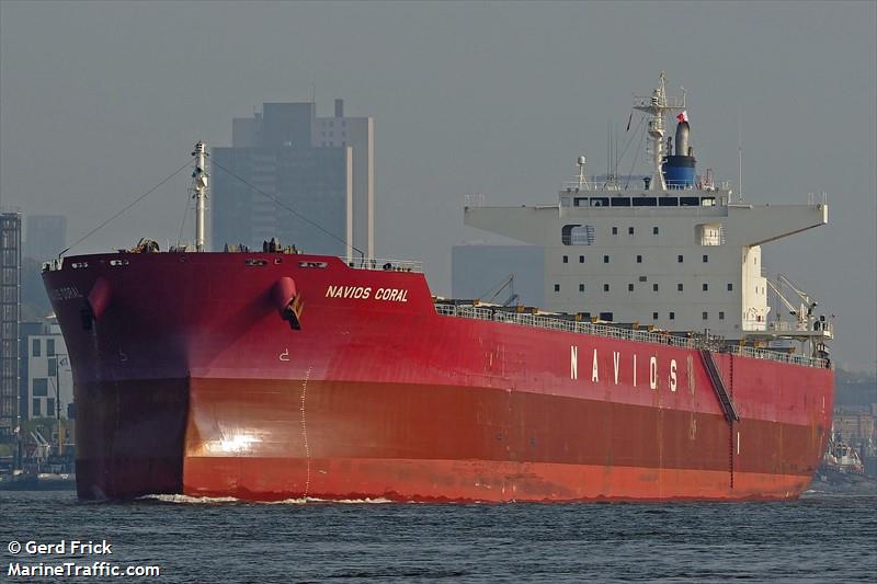 navios coral (Bulk Carrier) - IMO 9774264, MMSI 354552000, Call Sign 3FBB under the flag of Panama