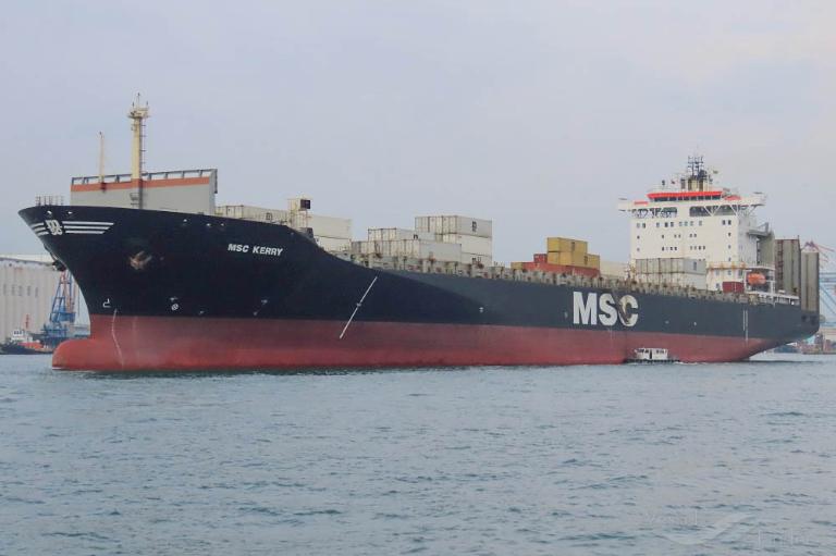 msc kerry (Container Ship) - IMO 9062960, MMSI 355218000, Call Sign 3FJF8 under the flag of Panama