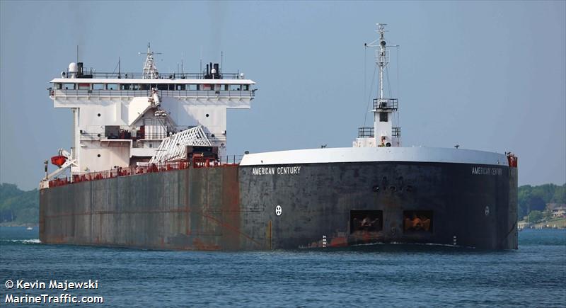 american century (Self Discharging Bulk Carrier) - IMO 7923196, MMSI 367121010, Call Sign WDD2876 under the flag of United States (USA)