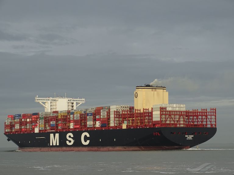 msc samar (Container Ship) - IMO 9839442, MMSI 371047000, Call Sign 3FKE9 under the flag of Panama
