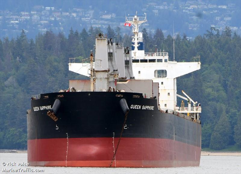 queen sapphire (Bulk Carrier) - IMO 9599755, MMSI 373529000, Call Sign 3EUQ3 under the flag of Panama