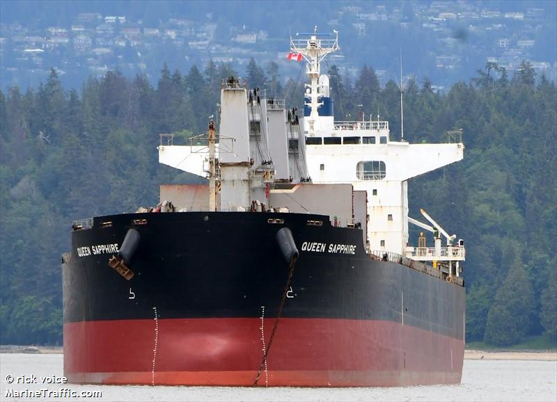 queen sapphire (Bulk Carrier) - IMO 9599755, MMSI 373529000, Call Sign 3EUQ3 under the flag of Panama