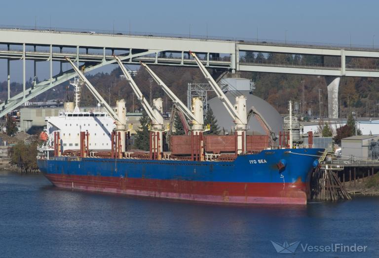 iyo sea (Bulk Carrier) - IMO 9722455, MMSI 374275000, Call Sign 3FAO8 under the flag of Panama