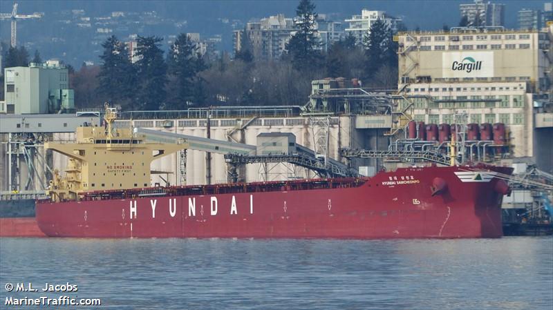 hl samcheonpo (Bulk Carrier) - IMO 9703100, MMSI 374923000, Call Sign 3ESF4 under the flag of Panama