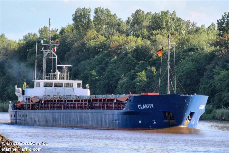 clarity (General Cargo Ship) - IMO 8814201, MMSI 375067000, Call Sign J8B4948 under the flag of St Vincent & Grenadines