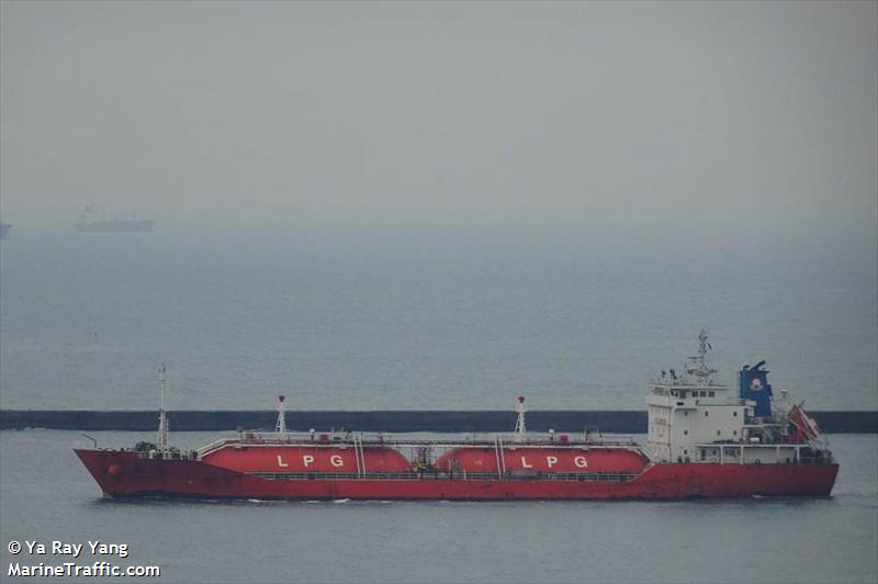 hong yu (LPG Tanker) - IMO 9635092, MMSI 413303910, Call Sign BFAW7 under the flag of China
