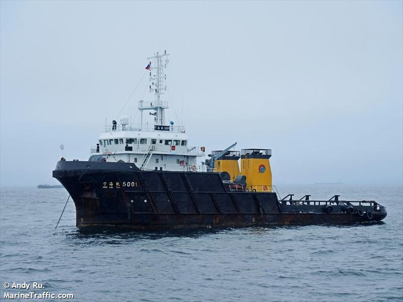 ning hai tuo 5001 (Tug) - IMO 9573452, MMSI 413355370, Call Sign BHNZ under the flag of China