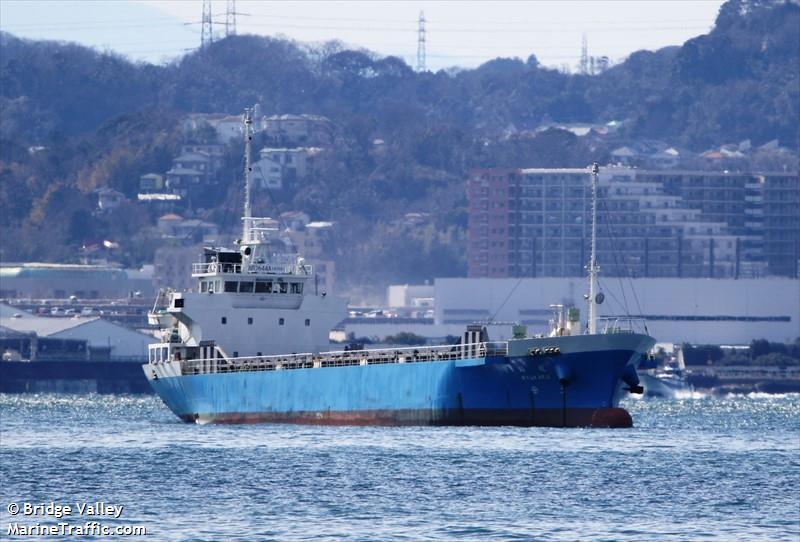 ryukaku (General Cargo Ship) - IMO , MMSI 431000913, Call Sign JD2887 under the flag of Japan